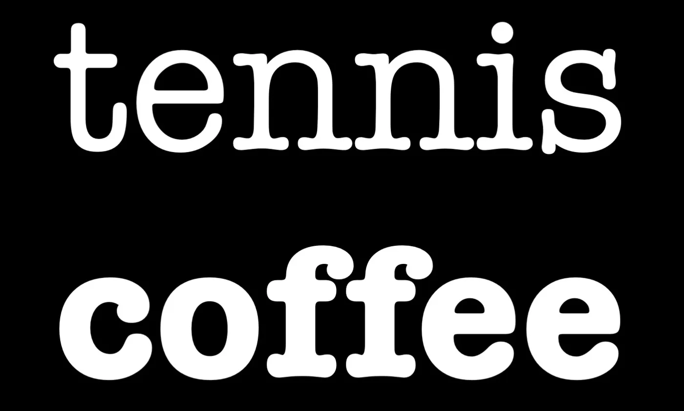 Tennis Coffee Logo